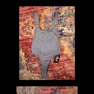 Overall One Piece Thong Bathingsuit / Bodysuit
